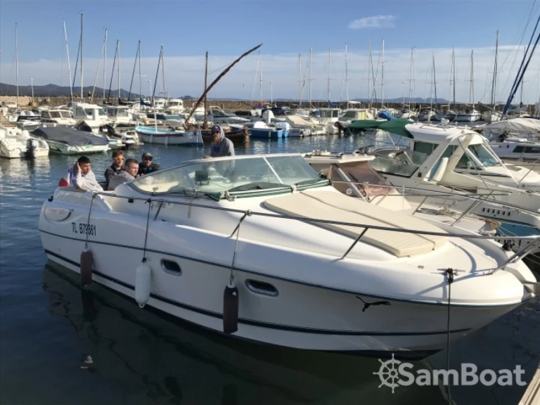 Jeanneau Leader 805 charter bareboat or skippered in  Toulon