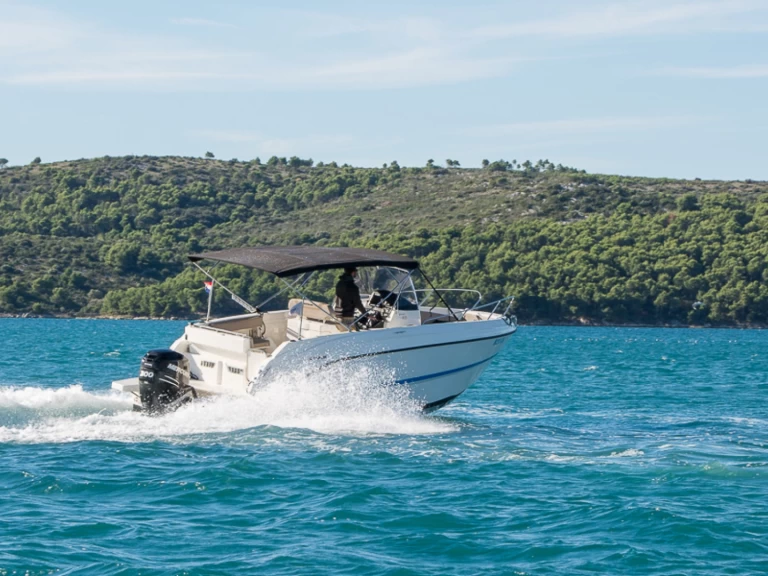 Quicksilver Activ 805 charter bareboat or skippered in  Trogir