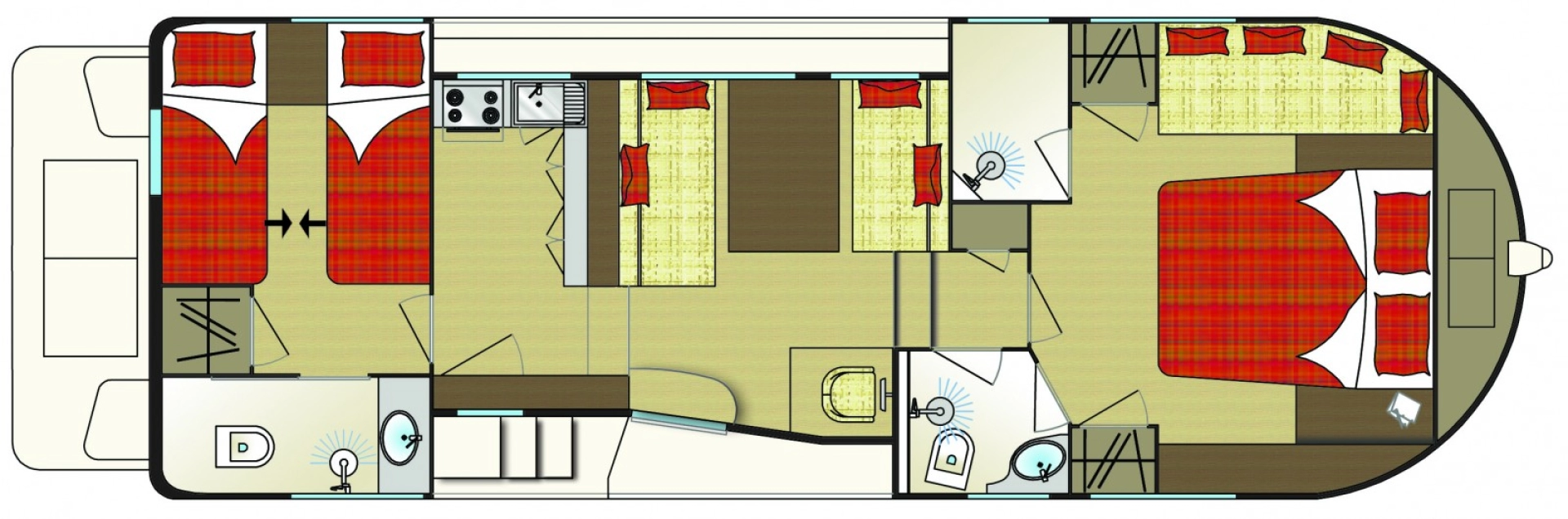 Canal boat hire in Chioggia - Tip-Top L TIP TOP L