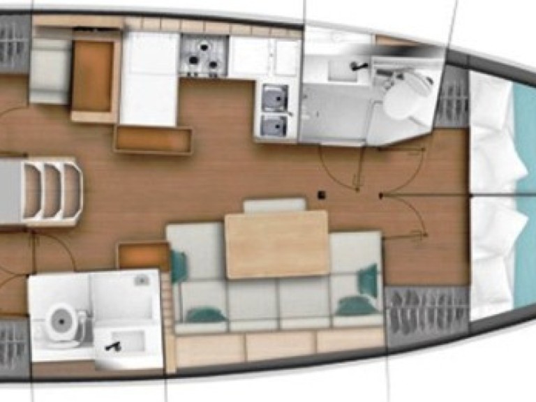 Yacht charter Volos - Jeanneau Sun Odyssey 440 on SamBoat