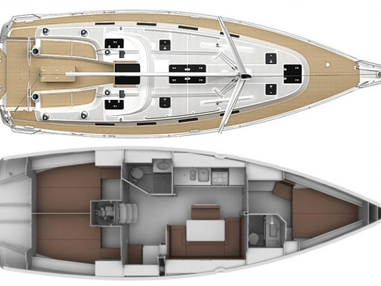 Sailboat to hire Arzon at the best price