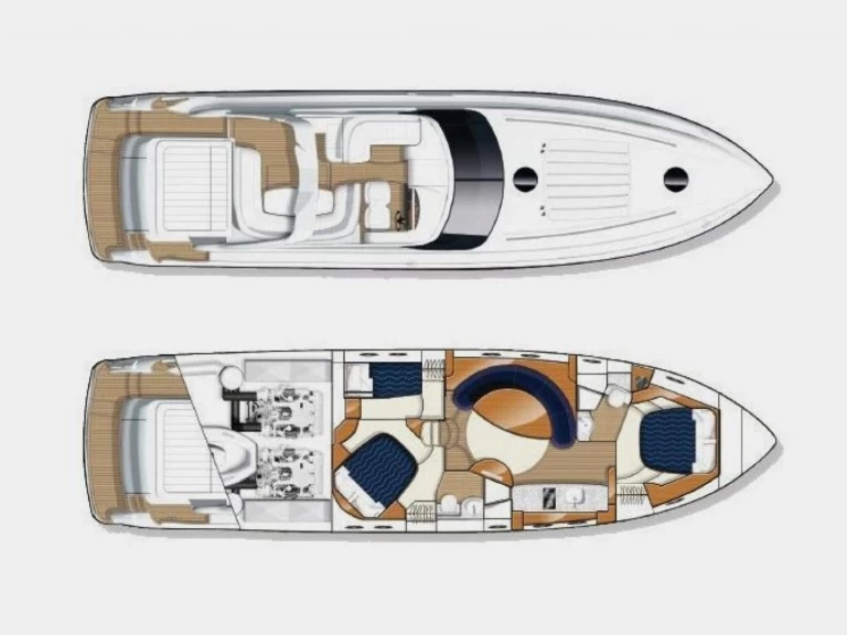 Yacht hire Mahón cheap Princess V58