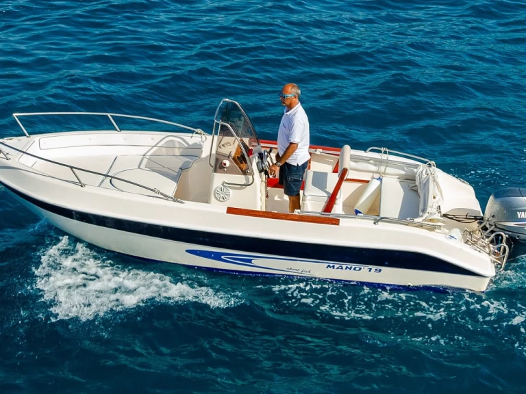 Mano Marine 19 charter bareboat or skippered in  Cefalù