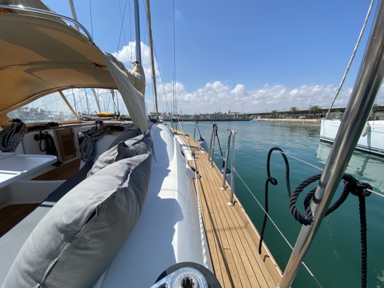 Bénéteau Oceanis 46 charter bareboat or skippered in  La Marina de Valencia