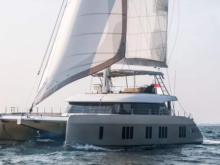 Catamaran hire in Le Marin - Sun Reef Sunreef 50