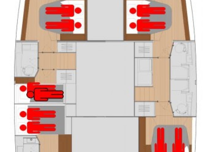 Catamaran hire in Biograd na Moru - Fountaine Pajot Saona 47