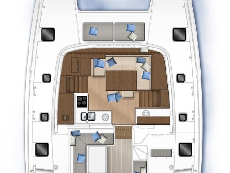 Catamaran hire in Šibenik - Lagoon Lagoon 40