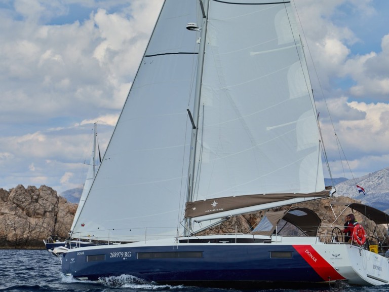 Jeanneau Sun Odyssey 490 charter bareboat or skippered in  Primošten