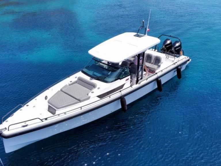 Axopar Brabus 37 charter bareboat or skippered in  Mahón