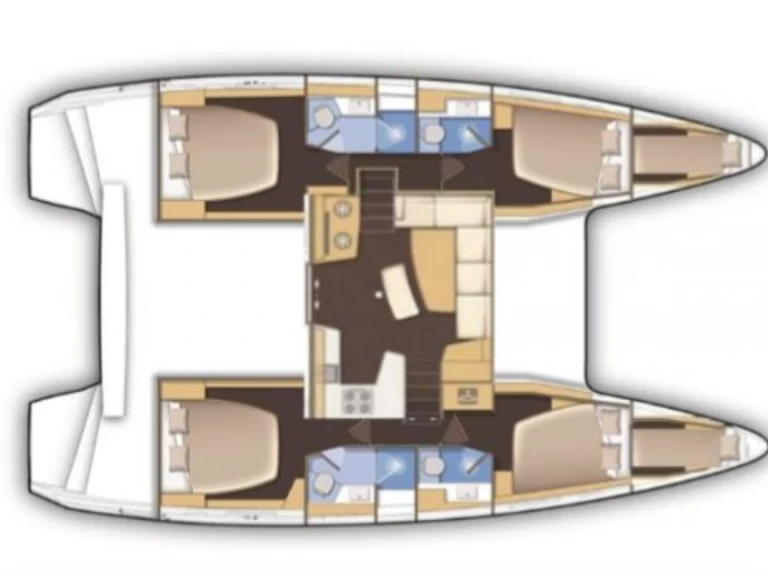 Hire Catamaran Lagoon with a boat licence