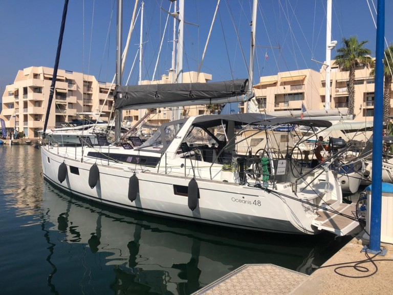 Bénéteau Oceanis 48 charter bareboat or skippered in  Bormes-les-Mimosas