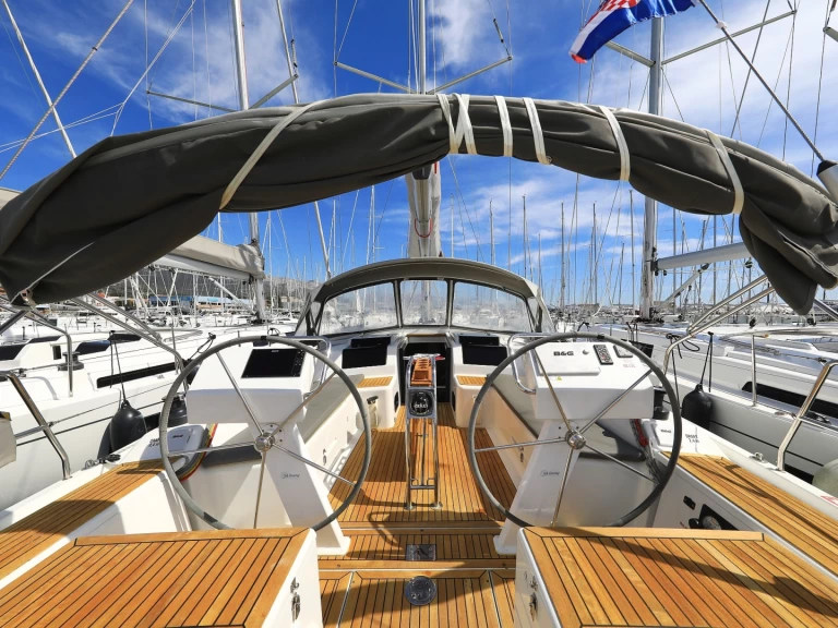 Hanse Hanse 455 charter bareboat or skippered in  Kaštela