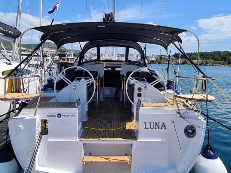 Elan Impression 45.1 charter bareboat or skippered in  Šibenik