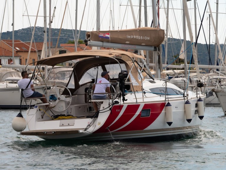 Elan Impression 40 charter bareboat or skippered in  Biograd na Moru