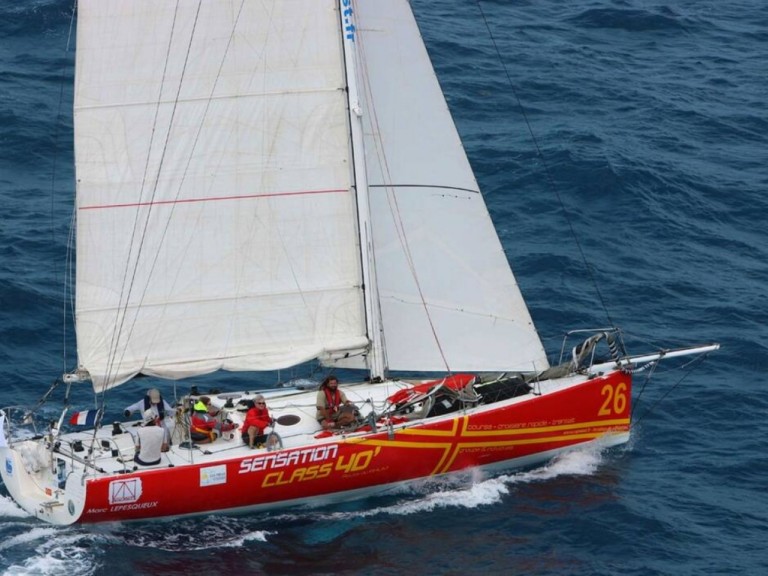 Jumbo Jumbo 40 charter bareboat or skippered in  Le Marin