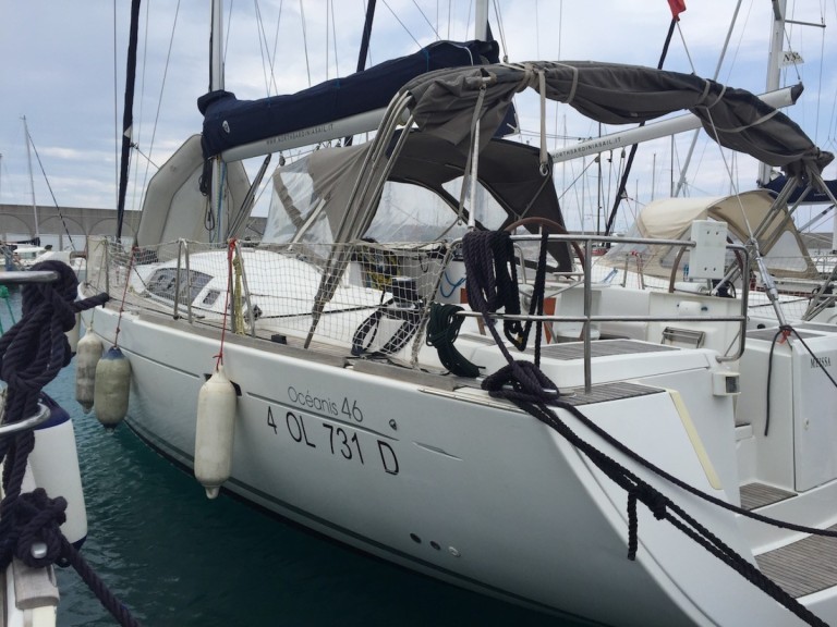 Bénéteau Oceanis 46 charter bareboat or skippered in  Castiglioncello