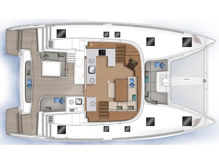 Catamaran hire in Nettuno - Lagoon Lagoon 46