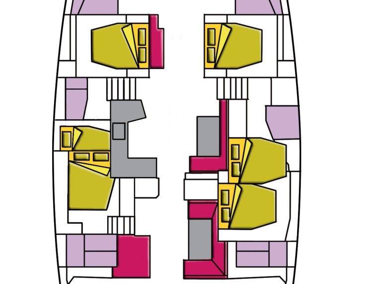 Catamaran hire in Cugnana Verde - Lagoon Lagoon 52 F