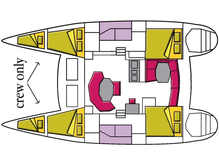 Catamaran to hire Cugnana Verde at the best price