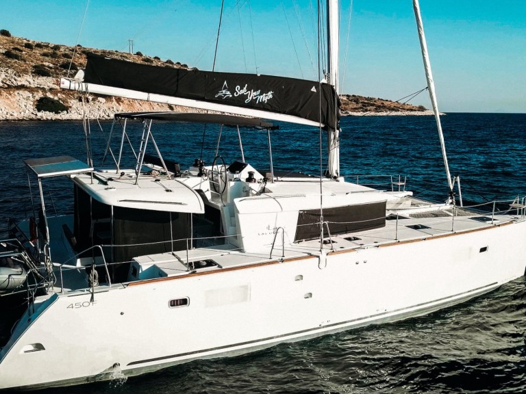 Yacht hire Alimos cheap Lagoon 450 F