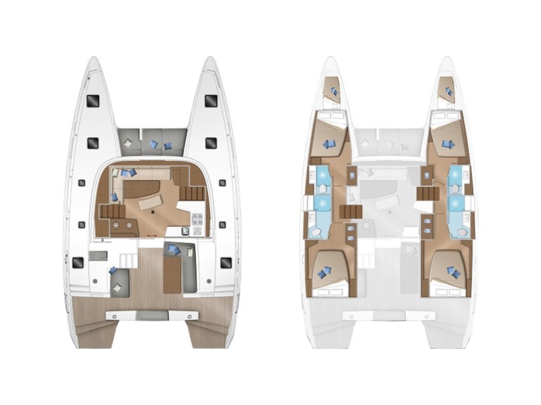 Yacht hire Alimos cheap Lagoon 42