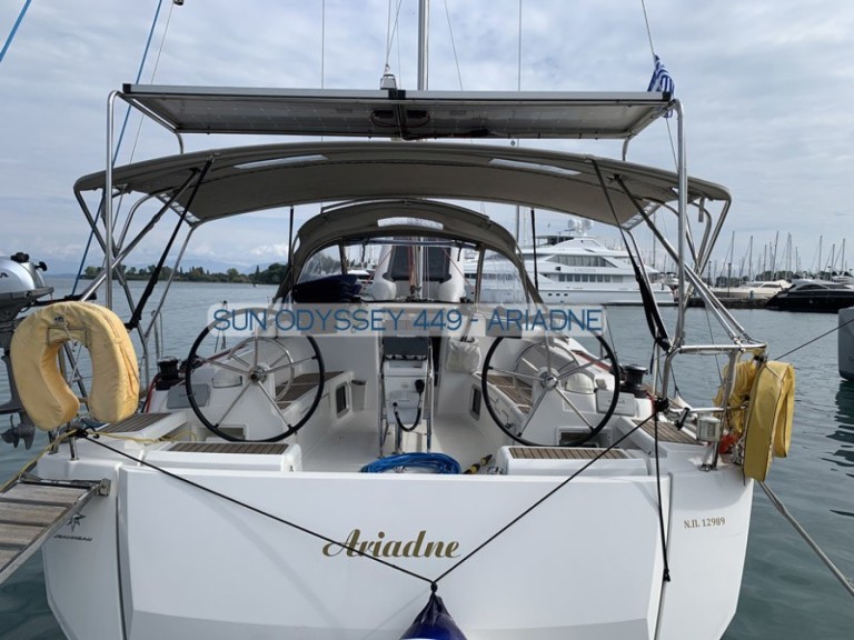 Jeanneau Sun Odyssey 449 charter bareboat or skippered in  Gouvia