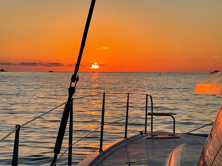 Fountaine Pajot Salina 48 Evolution charter bareboat or skippered in  Porto-Vecchio