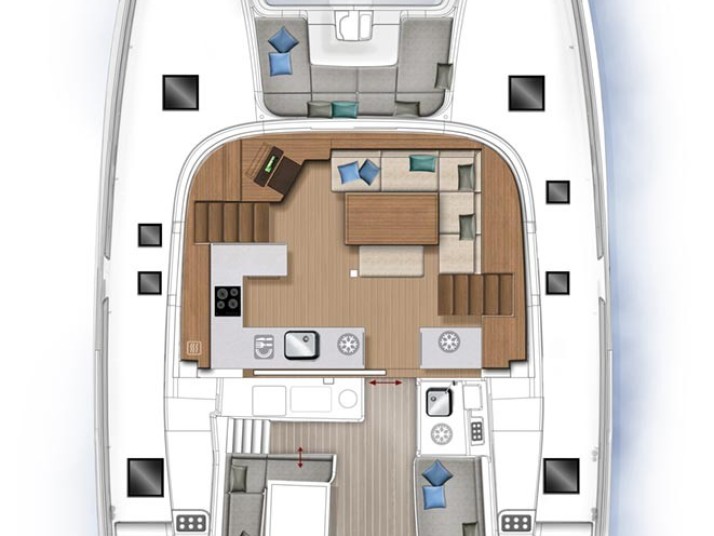 Catamaran hire in Šibenik - Lagoon Lagoon 46