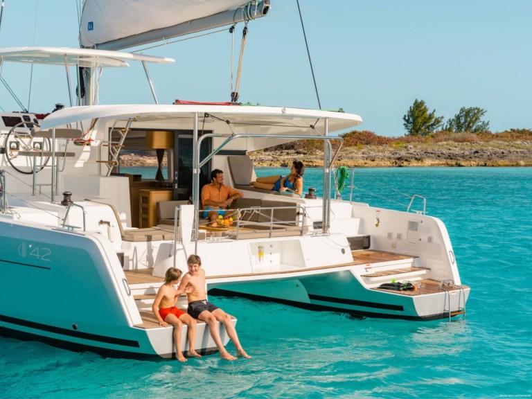 Lagoon Lagoon 42 charter bareboat or skippered in  Port Charles Ornano