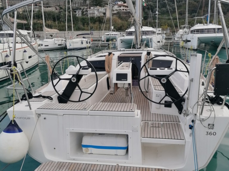 Dufour Dufour 360 Grand Large charter bareboat or skippered in  Capo d'Orlando