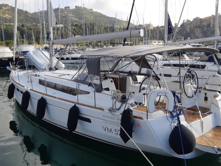 Jeanneau Sun Odyssey 519 charter bareboat or skippered in  Tropea