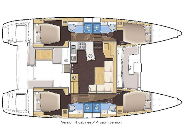 Hire Catamaran with or without skipper Lagoon Alimos