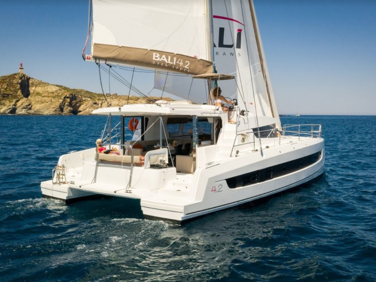 Bali Catamarans Bali 4.2 charter bareboat or skippered in  Le Marin