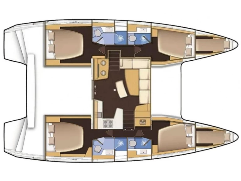 Hire Catamaran Lagoon with a boat licence
