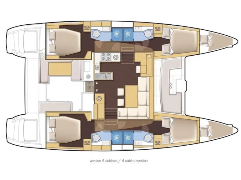 Catamaran to hire Le Marin at the best price