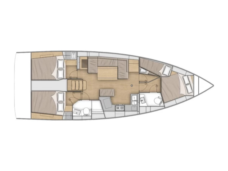 Sailboat to hire Le Marin at the best price
