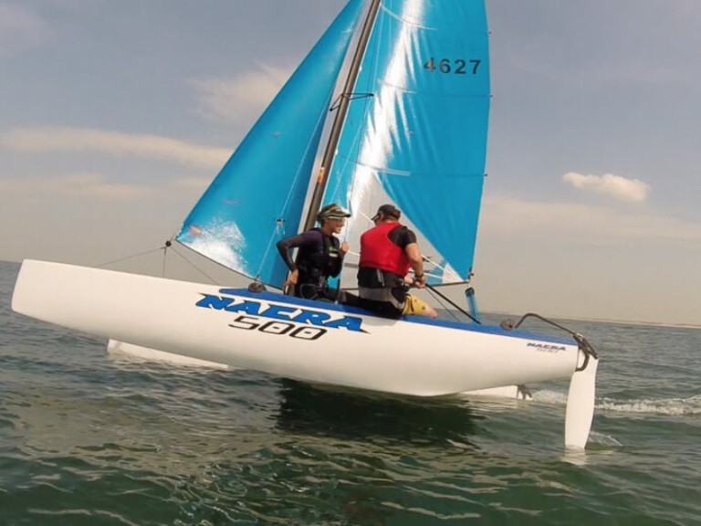 Nacra 500 FUN charter bareboat or skippered in  Carnac