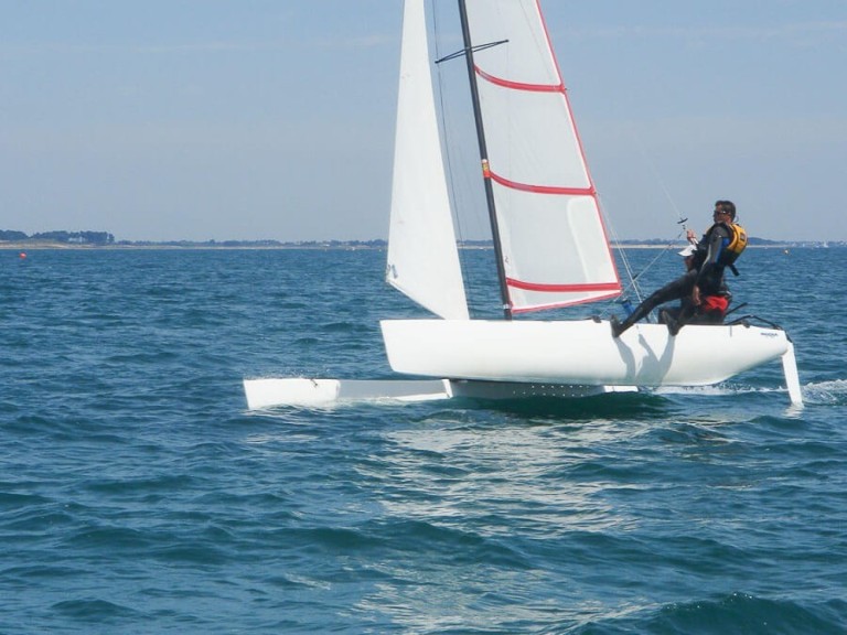 Nacra 500 FUN charter bareboat or skippered in  Carnac