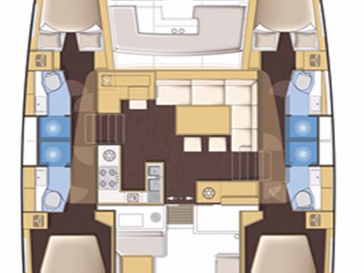 Hire Catamaran with or without skipper Lagoon Sant Antoni de Portmany