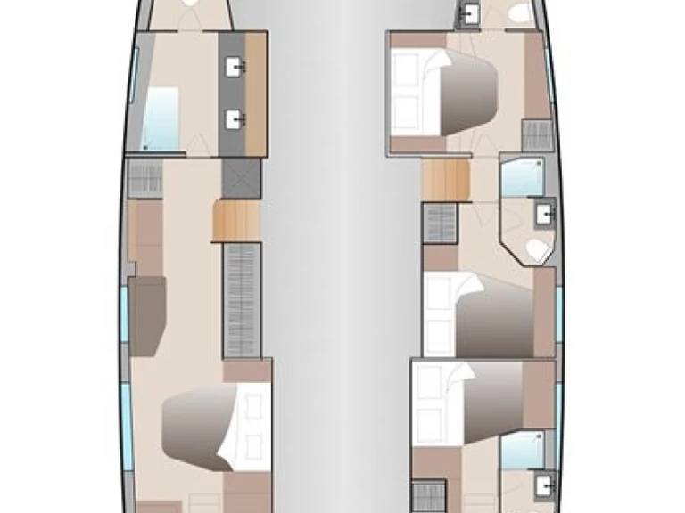 Hire Catamaran Fountaine Pajot with a boat licence