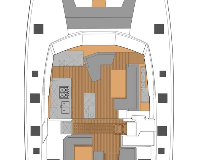 Fountaine Pajot Aura 51 charter bareboat or skippered in  Sant Antoni de Portmany