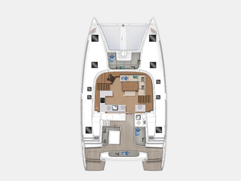 Hire Catamaran Lagoon with a boat licence