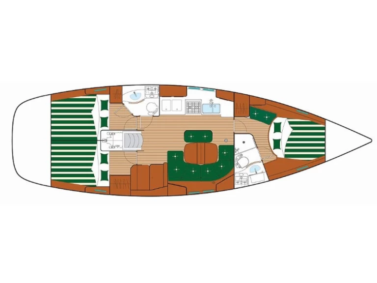 Hire Sailboat Bénéteau with a boat licence
