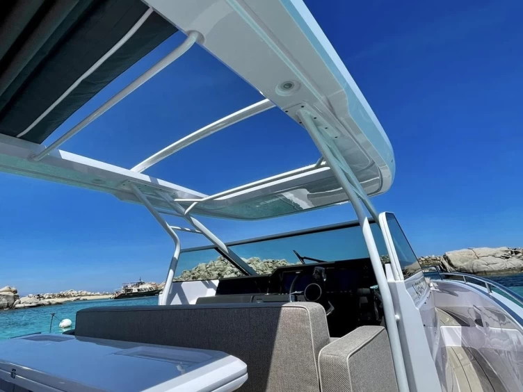 Axopar Axopar 37 T-Top charter bareboat or skippered in  Porto-Vecchio