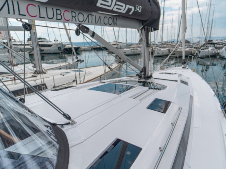 Elan Impression 45 charter bareboat or skippered in  Kaštela