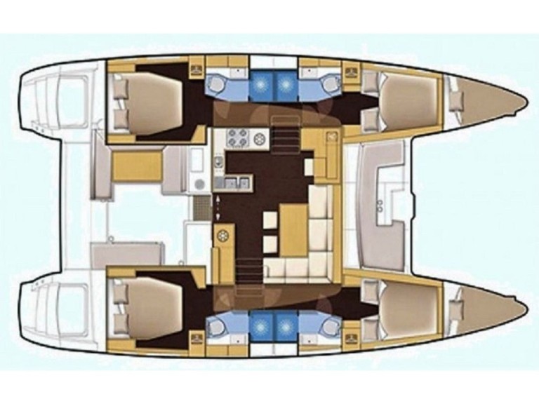Hire Catamaran with or without skipper Lagoon Zanzibar