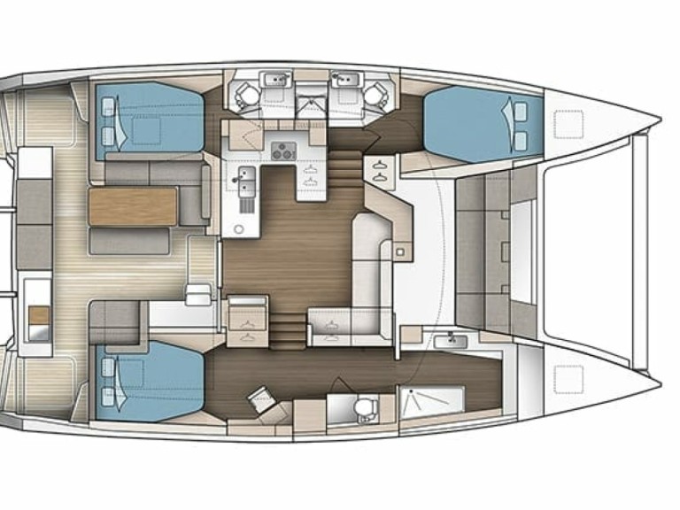 Yacht hire Le Marin cheap Astrea 42