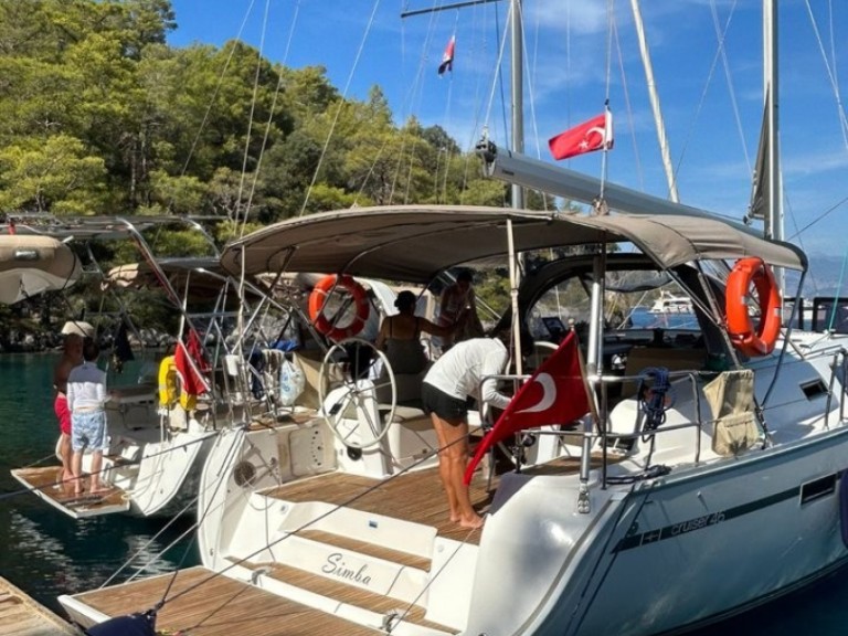 Bavaria Cruiser 46 charter bareboat or skippered in  Fethiye