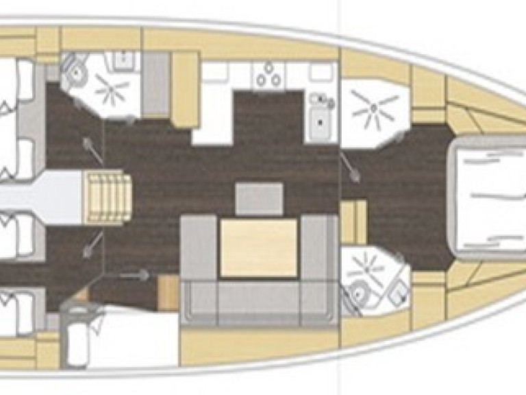 Yacht hire Zadar cheap Bavaria C46