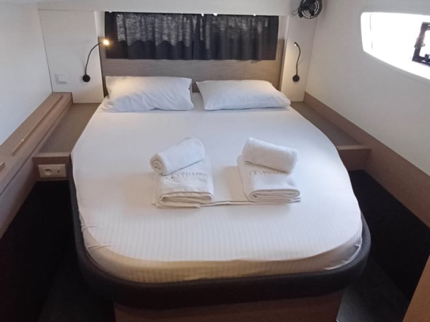 Fountaine Pajot Astrea 42 charter bareboat or skippered in  Lávrio